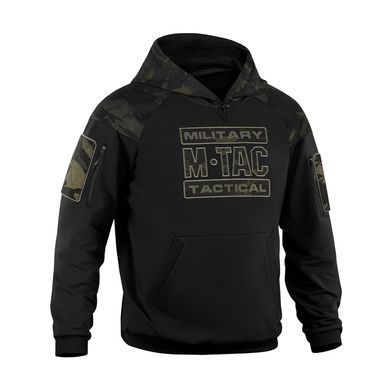 M-Tac кофта Hoodie Combat Black Edition Black Multicam M
