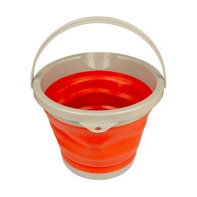 Ведро TRAMP складное силиконовое 5L Оранжевое
