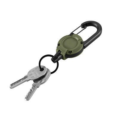 M-Tac карабин зі шнуром для ключів Olive