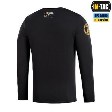 M-Tac футболка Земля Козаків довгий рукав Black XS