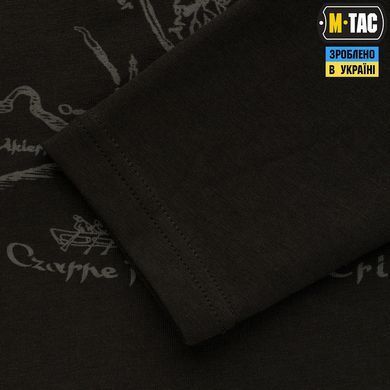 M-Tac футболка Земля Козаків довгий рукав Black XS