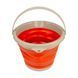 Ведро TRAMP складное силиконовое 5L Оранжевое