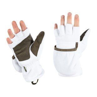 M-Tac рукавички безпалі з клапаном Winter 270 White S/M