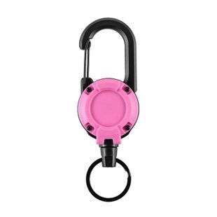 M-Tac карабин с тросиком для ключей Pink
