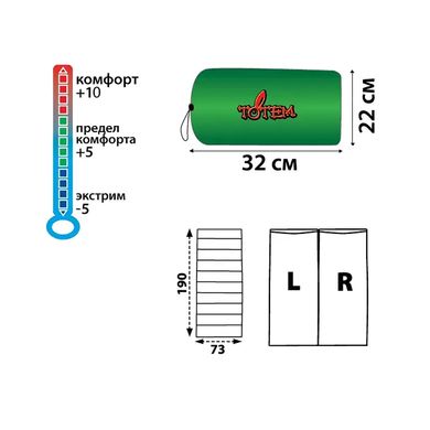 Спальный мешок Totem Ember R