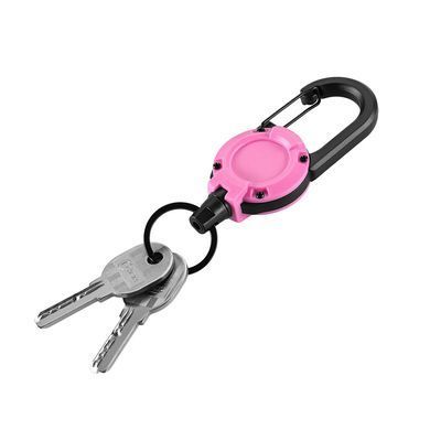 M-Tac карабин зі шнуром для ключів Pink