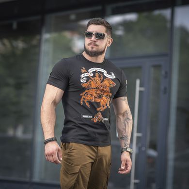 M-Tac футболка Гетьман Сагайдачний Black XS