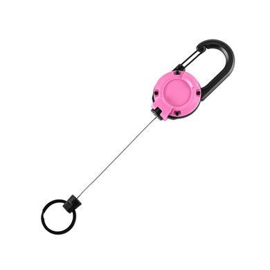 M-Tac карабин зі шнуром для ключів Pink