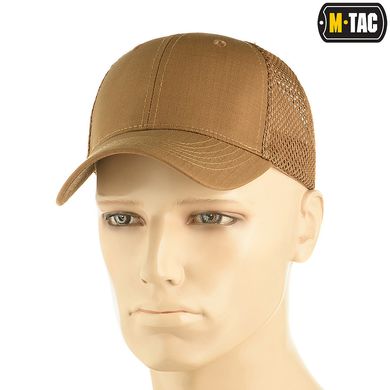 M-Tac бейсболка с сеткой Flex рип-стоп Coyote Brown S/M