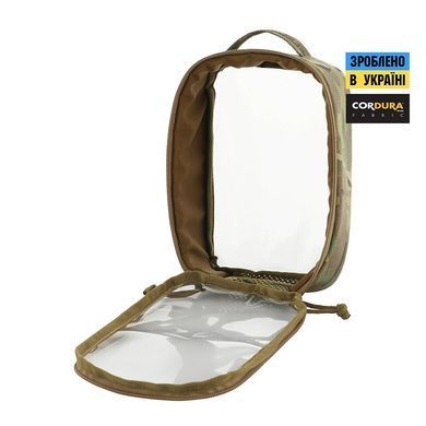M-Tac органайзер утилитарный прозрачный Elite Small (22х14 см) Multicam