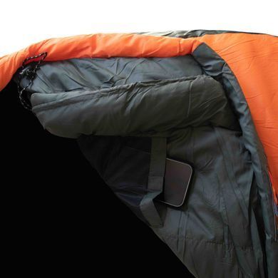 Спальный мешок Tramp Boreal Long кокон левый orange/grey 225/80-55 UTRS-061L