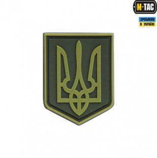 M-Tac нашивка герб Украины PVC Olive