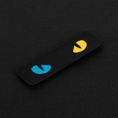 M-Tac нашивка Cat Eyes Laser Cut Black/Yellow/Blue/GID