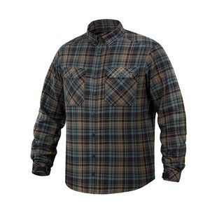 M-Tac сорочка Lumberjack Merino Cold Weather Blue/Yellow XS/R