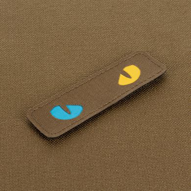 M-Tac нашивка Cat Eyes Laser Cut Coyote/Yellow/Blue/GID