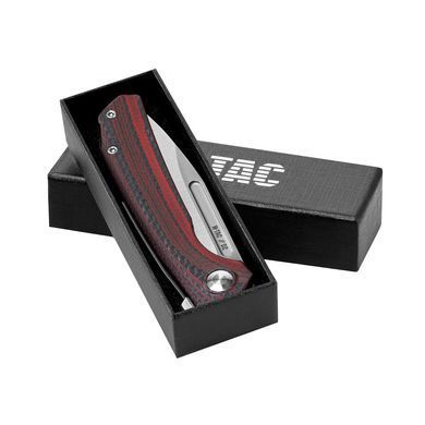 M-Tac ніж складний Type 19 Carbon/Red