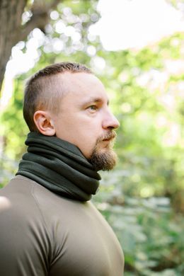 Повязка флисовая Tribe Neck Warmer T-KF-0024-olive, S-M