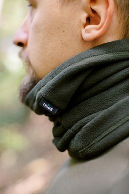 Повязка флисовая Tribe Neck Warmer T-KF-0024-olive, S-M