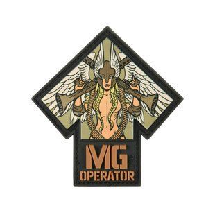 M-Tac нашивка MG Operator PVC друк Black/Coyote