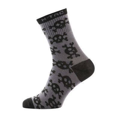 M-Tac шкарпетки легкі Mk.3 Pirate Skull Dark Grey 39-42