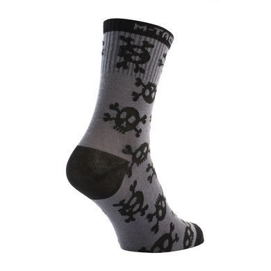 M-Tac шкарпетки легкі Mk.3 Pirate Skull Dark Grey 39-42