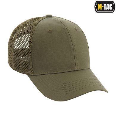 M-Tac бейсболка с сеткой Flex рип-стоп Dark Olive S/M