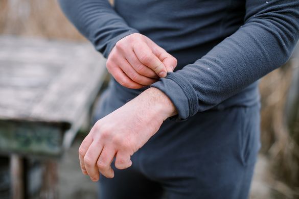 Термобілизна чоловіча Tribe Microfleece (футболка+штани) T-KA-0015-grey, T-KA-0015-grey-XL