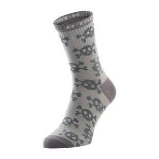 M-Tac шкарпетки легкі Mk.3 Pirate Skull Light Grey 39-42