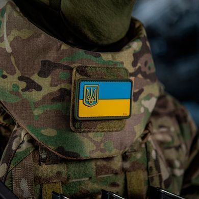 M-Tac нашивка прапор України з малим гербом PVC
