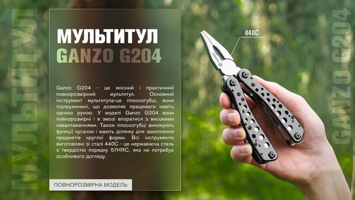 Ganzo мультитул G204