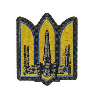 M-Tac нашивка Тризуб UA-Wing (вишивка) Ranger Green