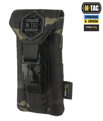 M-Tac підсумок для смартфона Elite Medium Hex Multicam Black/Black