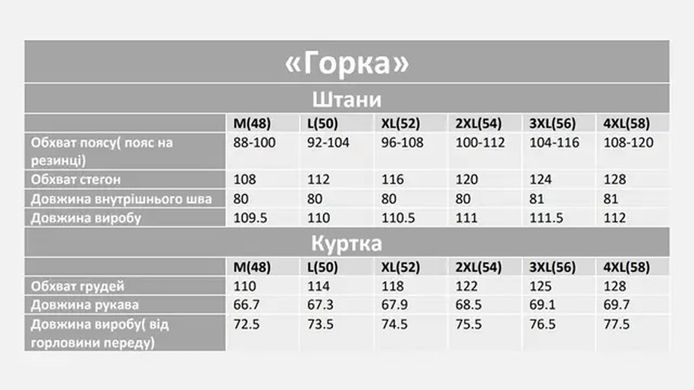 Костюм тактический Горка хлопковый Оливковый 48