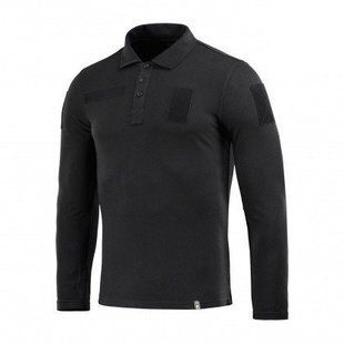 M-Tac поло тактичне довгий рукав 65/35 Black XL
