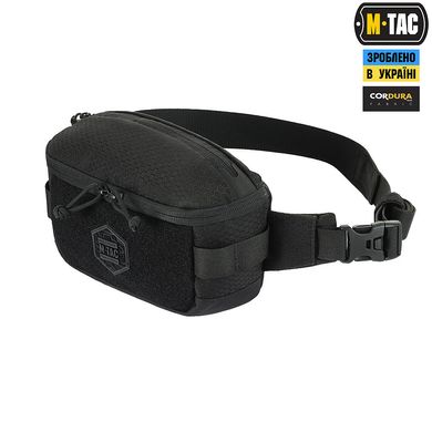 M-Tac сумка Tactical Waist Bag Gen.II Elite Hex (с липучкой) Black