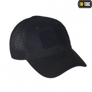 M-Tac бейсболка с липучкой и сеткой Black S/M