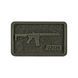 M-Tac нашивка AR-15 Velcro/PVC Ranger Green