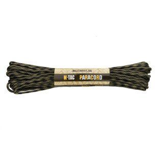 M-Tac паракорд 550 type III 15m Black & Army Green