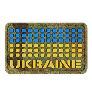 M-Tac нашивка Ukraine 50х80 Velcro/PVC Multicam