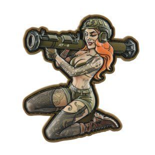M-Tac нашивка Tactical girl №10 PVC Tattoo