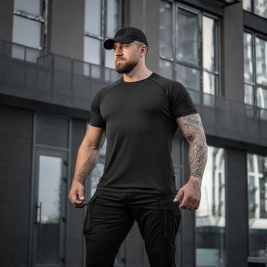 M-Tac футболка реглан Summer Vent Black XS, Black, Черный, 2XL