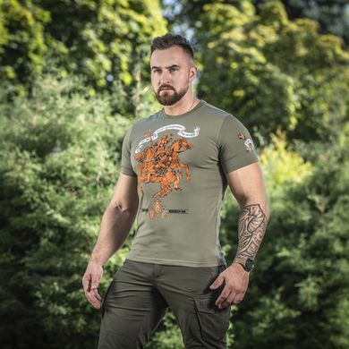 M-Tac футболка Гетьман Сагайдачний Light Olive S