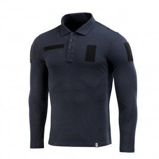 M-Tac поло тактичне довгий рукав 65/35 Dark Navy Blue 3XL