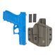 Кобура Hit Factor ver.1 для Glock - 19 / 23 / 19X / 45 правша Olive Drab