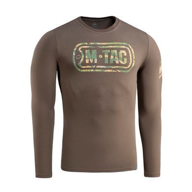 M-Tac футболка Logo довгий рукав Dark Olive S