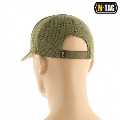 M-Tac бейсболка з липучкою і сіткою Olive S/M