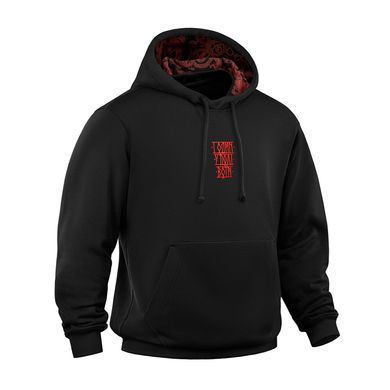 M-Tac кофта Hoodie Один в полі воїн Oversize Hard Black S