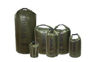 Гермомішок TRAMP PVC Diamond Ripstop 100л UTRA-210, Помаранчевий