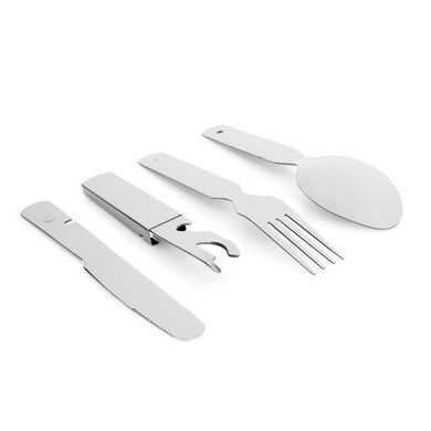 M-Tac столовый набор Large (4 элемента) Steel